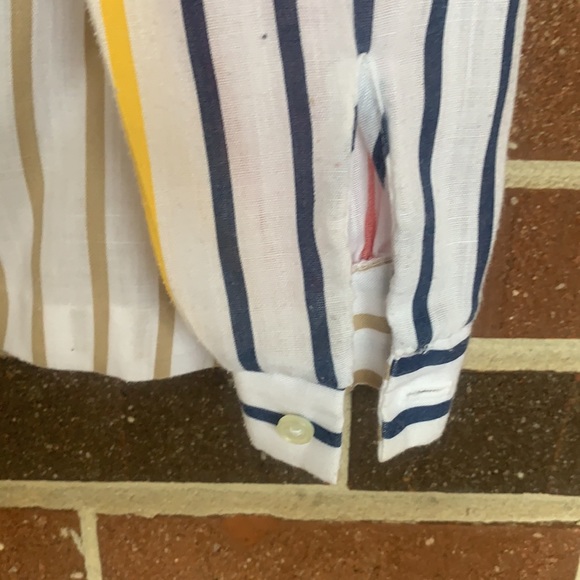 Vintage Striped Blouse with tie - Picture 7 of 8